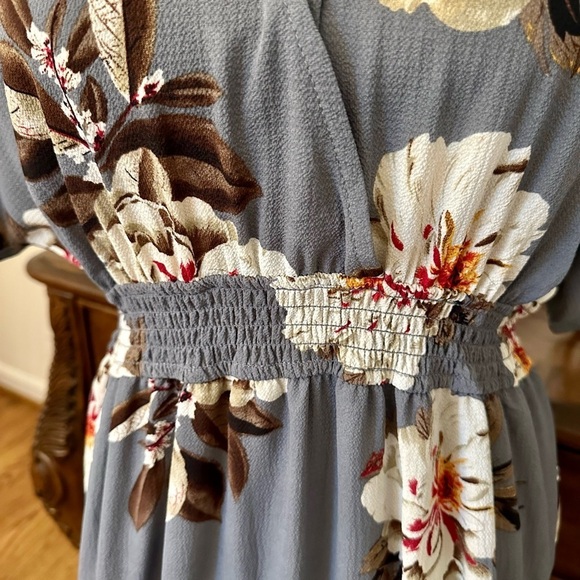 Jennaration Floral Maxi Dress with Side Slits Size Small - Picture 2 of 9